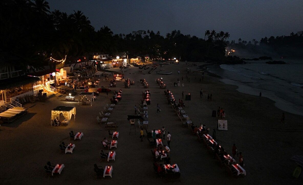 nights in Goa, Baga beach goa nightlife, Goa nightlife India, 